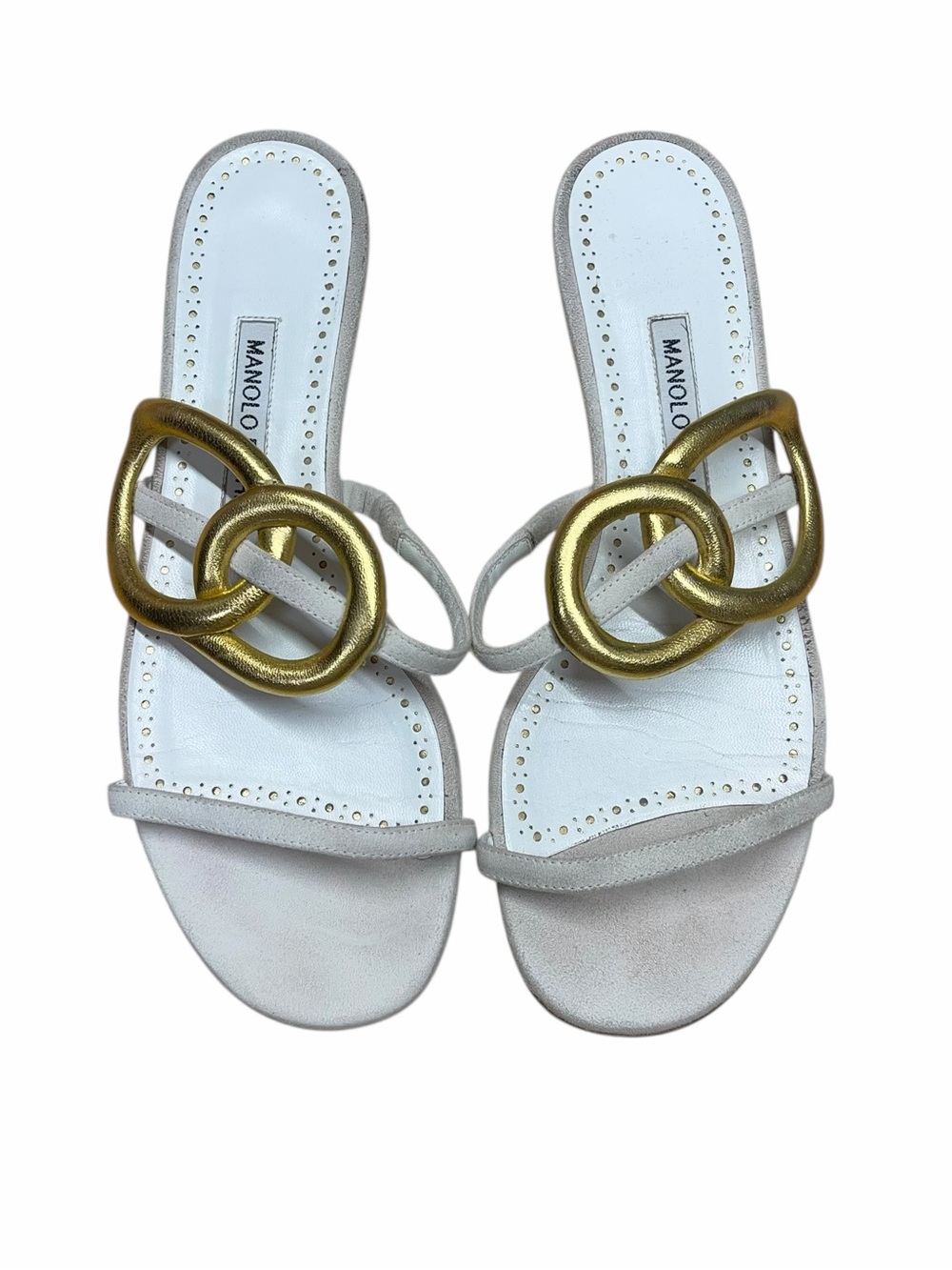 Manolo Blahnik Piedad Slide Sandals Women’s Size 37